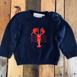 Boutique collection crawfish sweater 12m baby boy